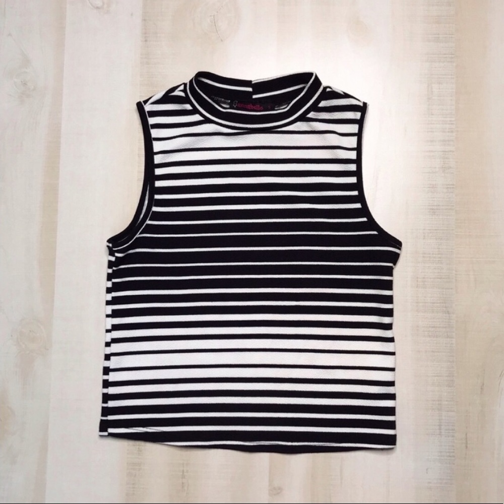 Tight Striped Crop Top Size S